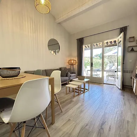 펜션 Mazet Climatise Avec Jardin, Piscine Privee Et Proche Mer, 3 Pieces, 6 Couchages A - Fr-1-226-545 *