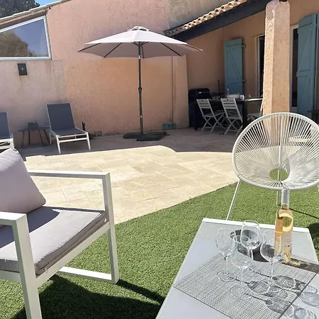 Mazet Climatise Avec Jardin, Piscine Privee Et Proche Mer, 3 Pieces, 6 Couchages A - Fr-1-226-545 생트막시메