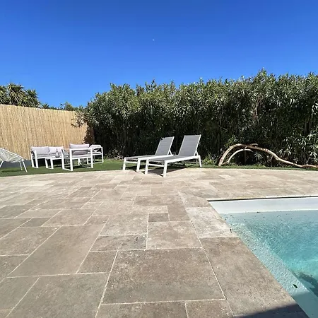 Hébergement de vacances Mazet Climatisé Avec Jardin, Piscine Privée Et Proche Mer, 3 Pièces, 6 Couchages à - Fr-1-226-545 *